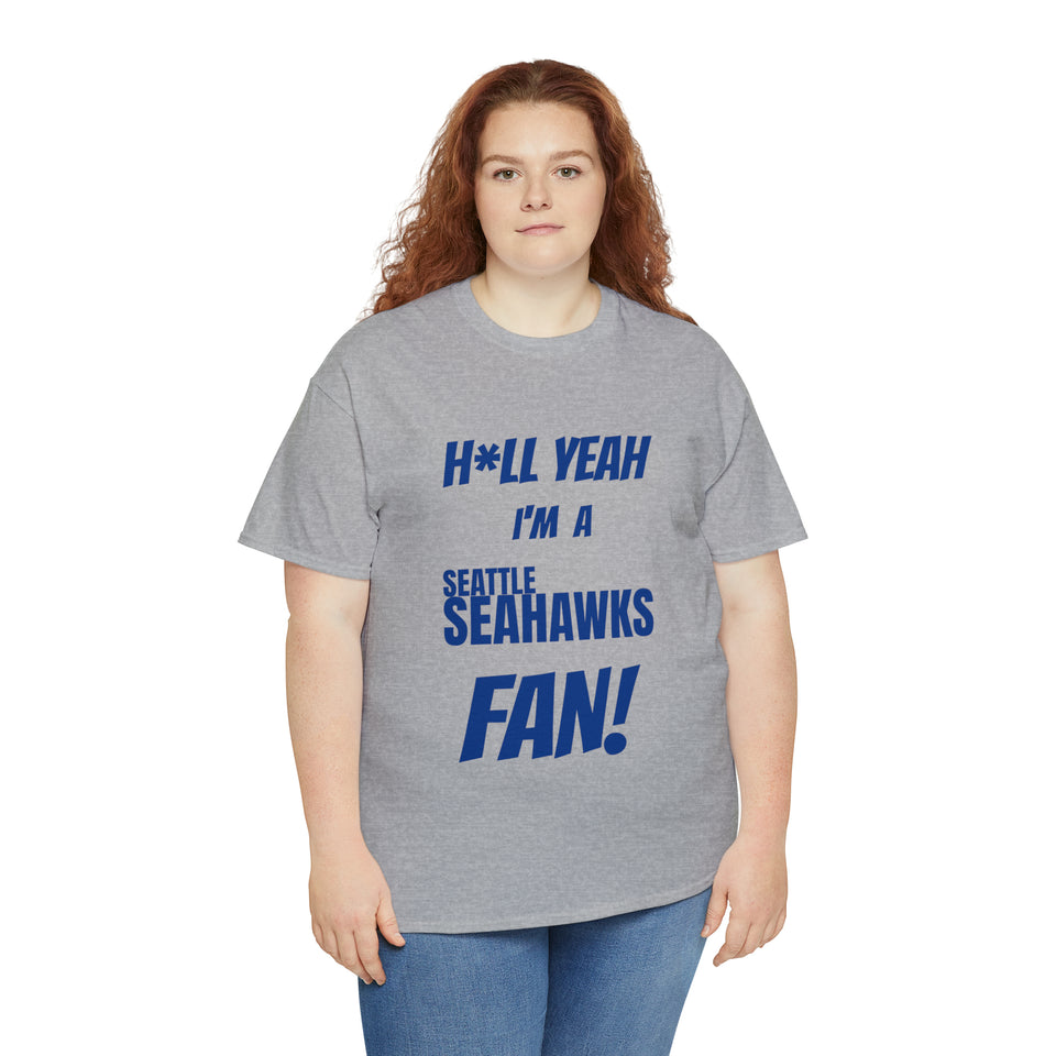 Seattle Seahawks Football Unisex Heavy Cotton Tee