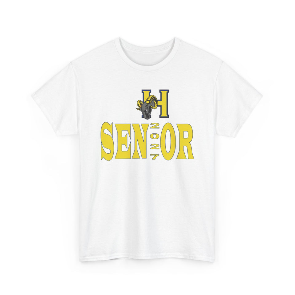 Highland Tech HS Senior 2027 Unisex Heavy Cotton Tee