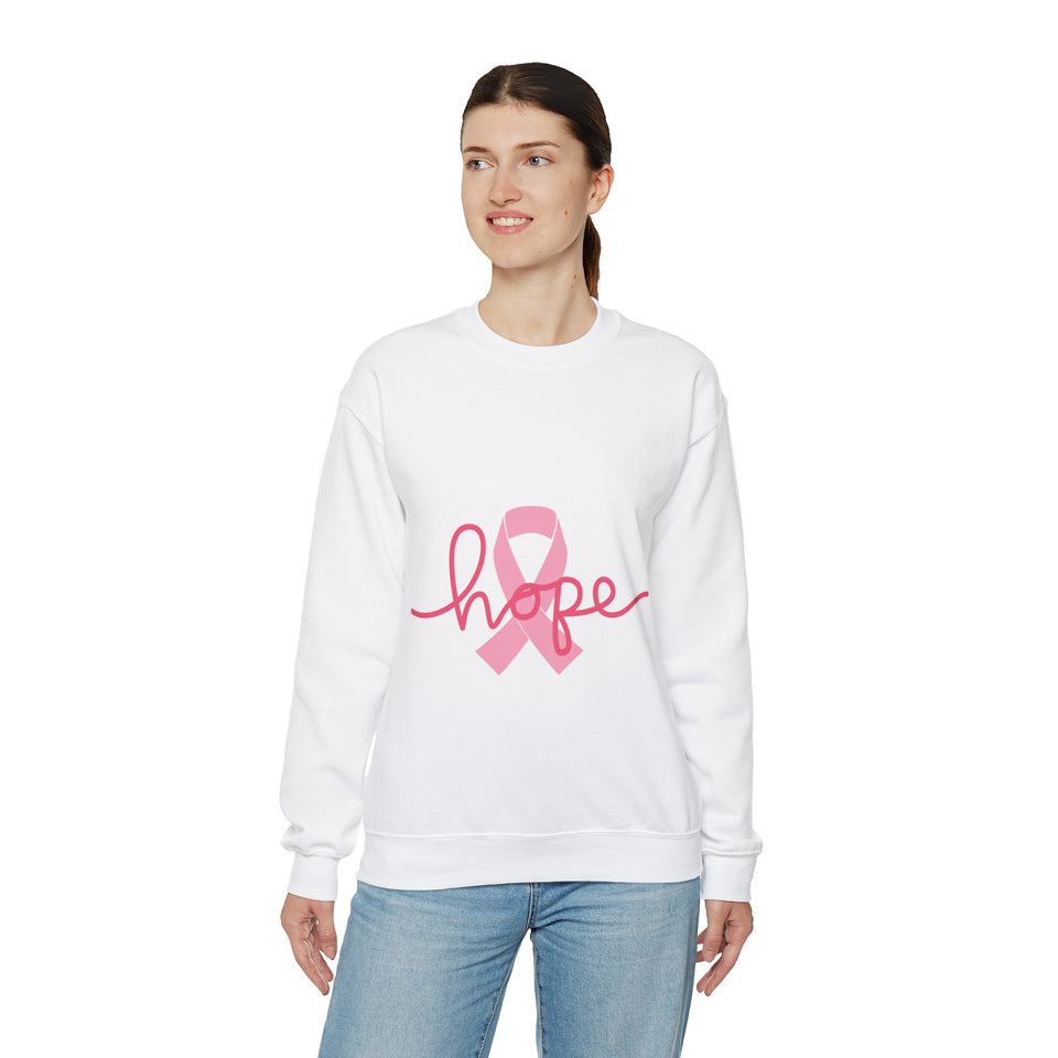 Breast Cancer Awareness HOPE Unisex Heavy Blend™ Crewneck Sweatshirt