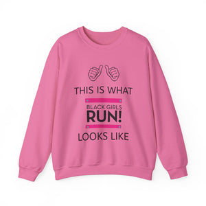 Black Girls Run Unisex Heavy Blend™ Crewneck Sweatshirt