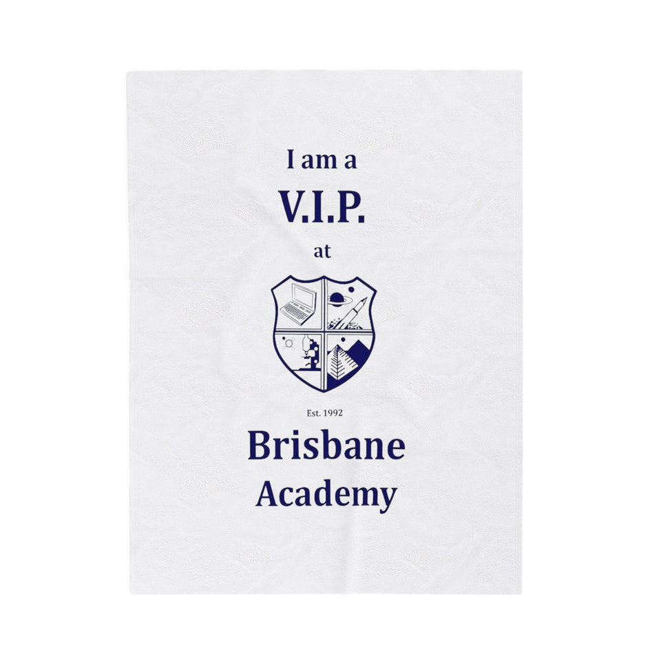 Brisbane Academy VIP Velveteen Plush Blanket