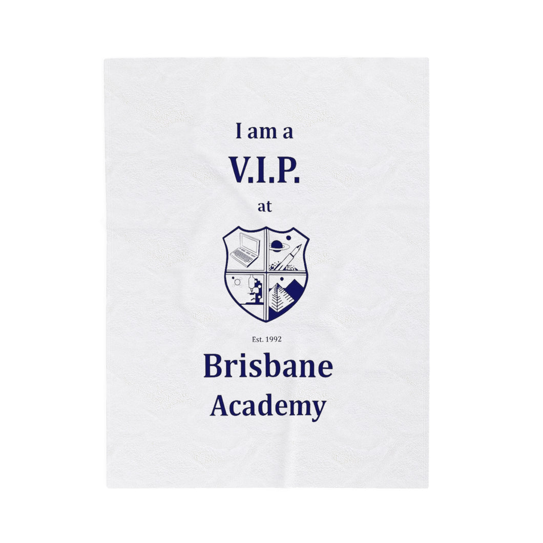 Brisbane Academy VIP Velveteen Plush Blanket