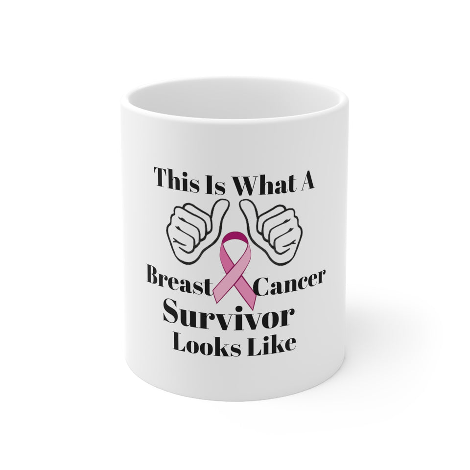 Breast Cancer Awareness Ceramic Mug 11oz