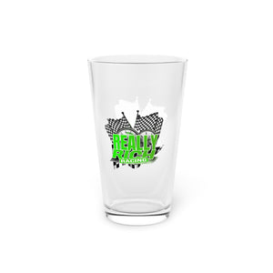 Really Rich Racing (Green) Pint Glass, 16oz