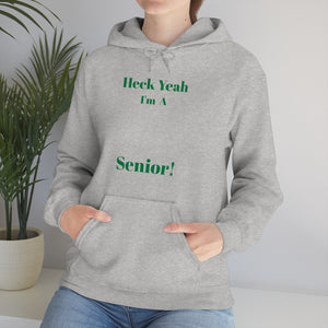 Heck Yeah I'm A UNCC Senior Unisex Heavy Blend™ Hooded Sweatshirt
