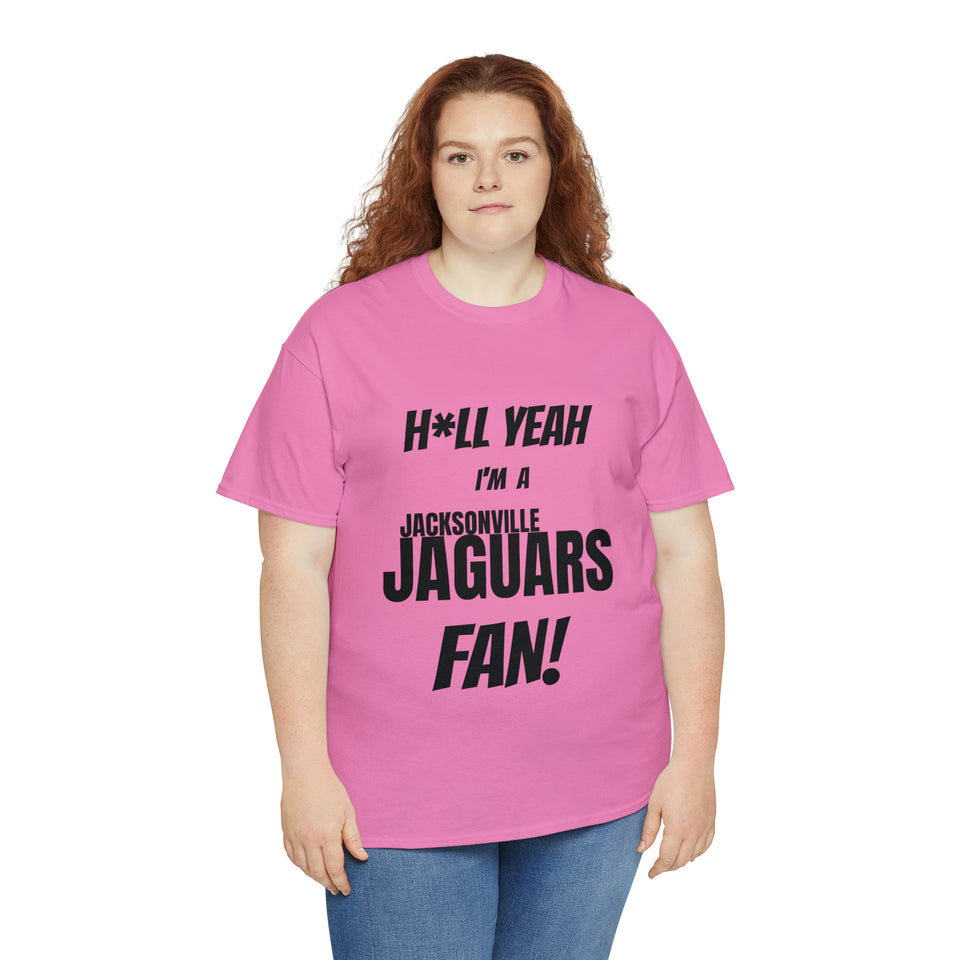 Jacksonville Jaguars Football Unisex Heavy Cotton Tee