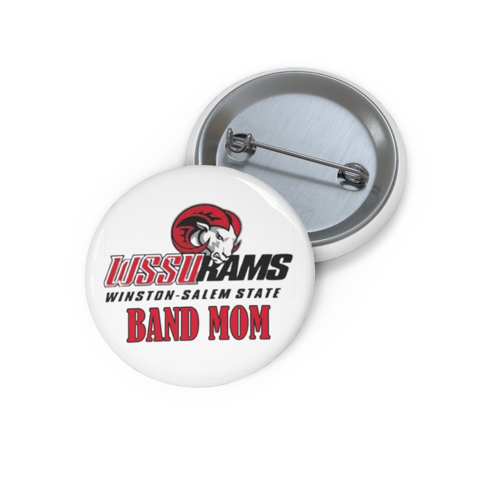 WSSU Band Mom Custom Pin Buttons