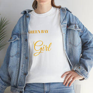 Green Bay Packers Girl Unisex Heavy Cotton Tee