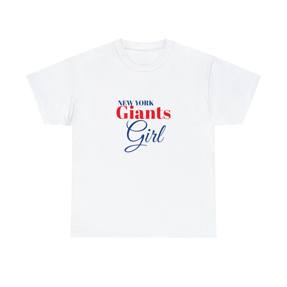New York Giants Girl Unisex Heavy Cotton Tee