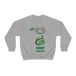 This Is What A UNCC Senior Looks Like Unisex Heavy Blend™ Crewneck Sweatshirt