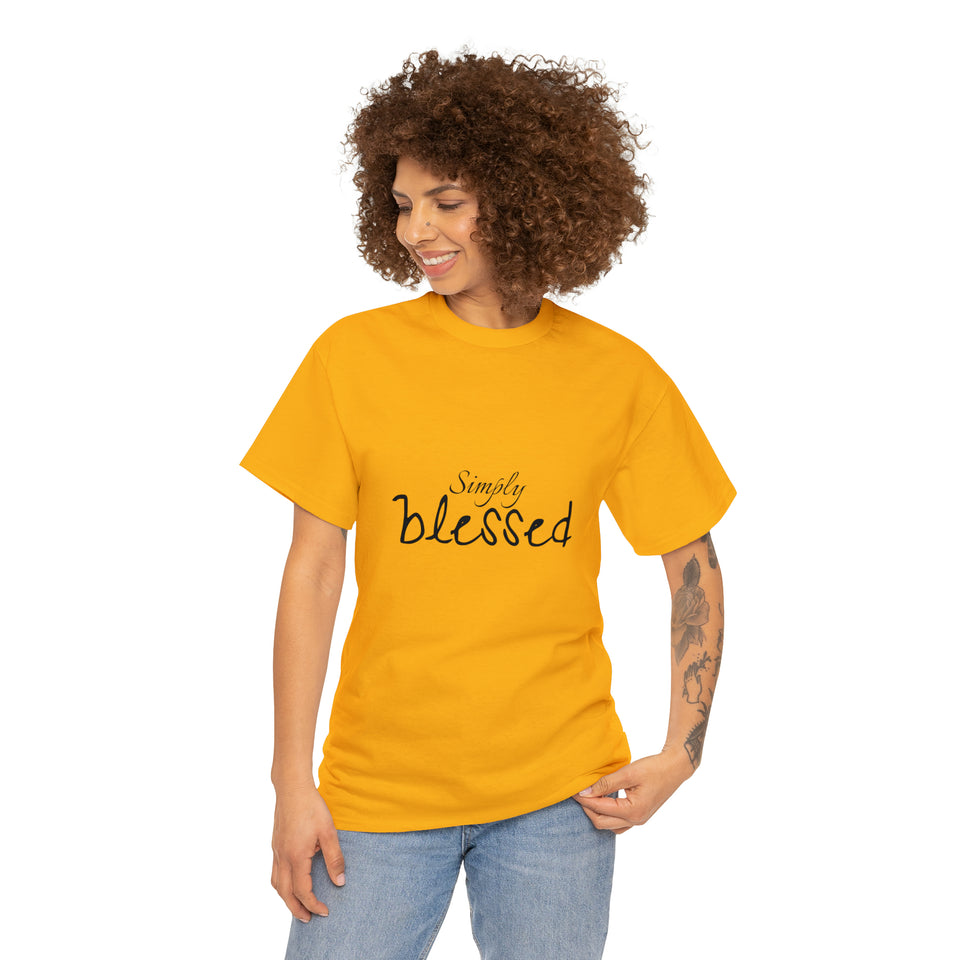 Simply Blessed Unisex Heavy Cotton Tee