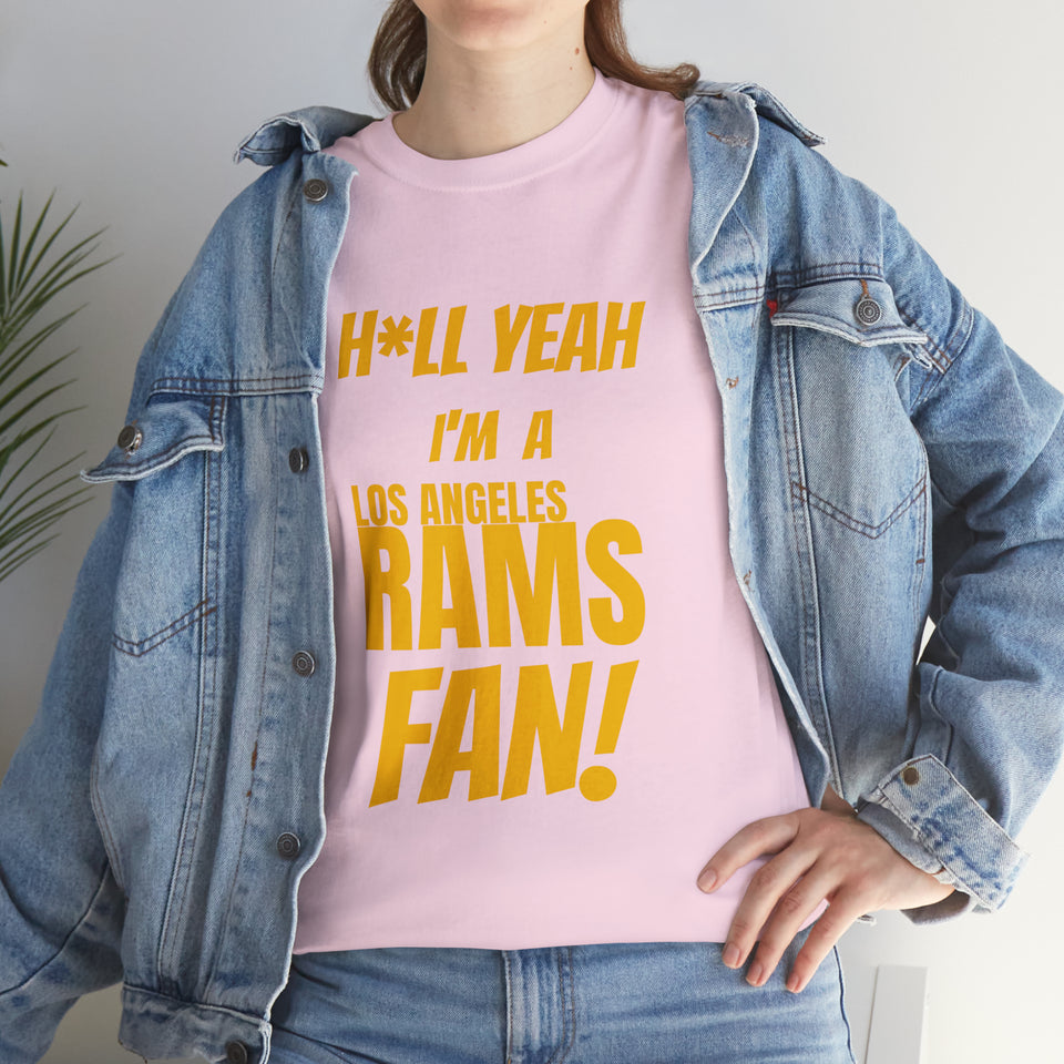 Los Angeles Rams Football Unisex Heavy Cotton Tee