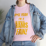 Los Angeles Rams Football Unisex Heavy Cotton Tee