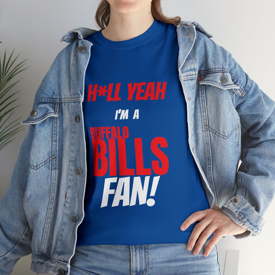 Buffalo Bills Football Unisex Heavy Cotton Tee