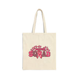 Support Squad Breast Cancer Awareness Cotton Canvas Tote Bag