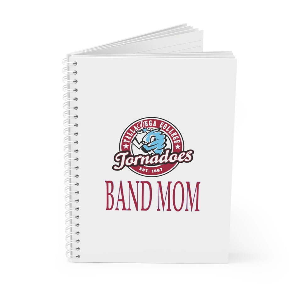 Talladega College Band Mom Spiral Notebook