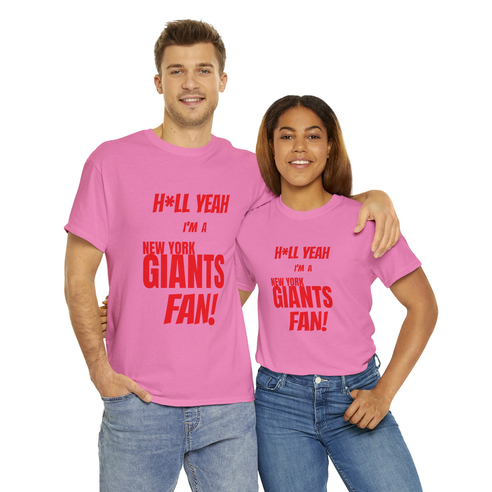 New York Giants Football Unisex Heavy Cotton Tee