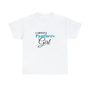 Carolina Panthers Girl Unisex Heavy Cotton Tee