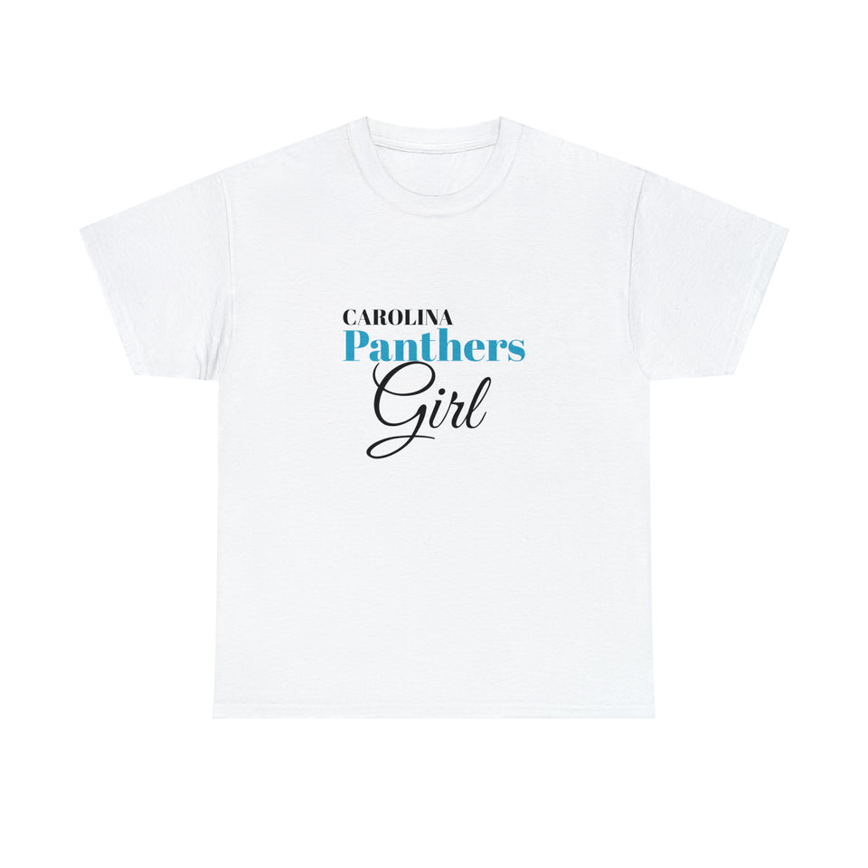 Carolina Panthers Girl Unisex Heavy Cotton Tee