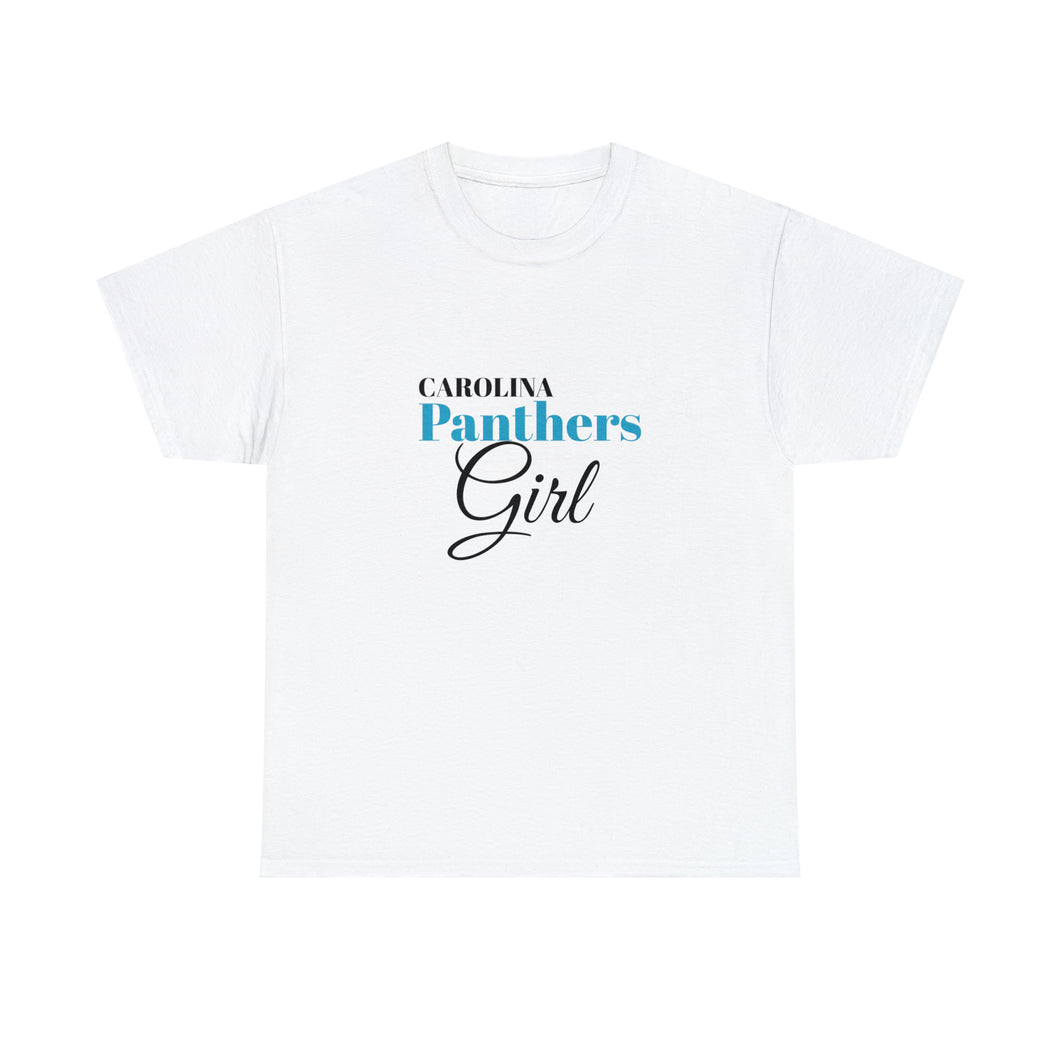 Carolina Panthers Girl Unisex Heavy Cotton Tee