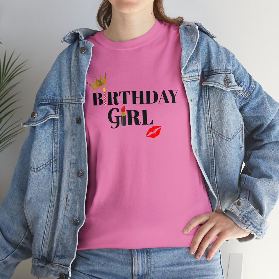 Birthday Girl Unisex Heavy Cotton Tee