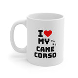 I Love My Cane Corso Ceramic Mug 11oz