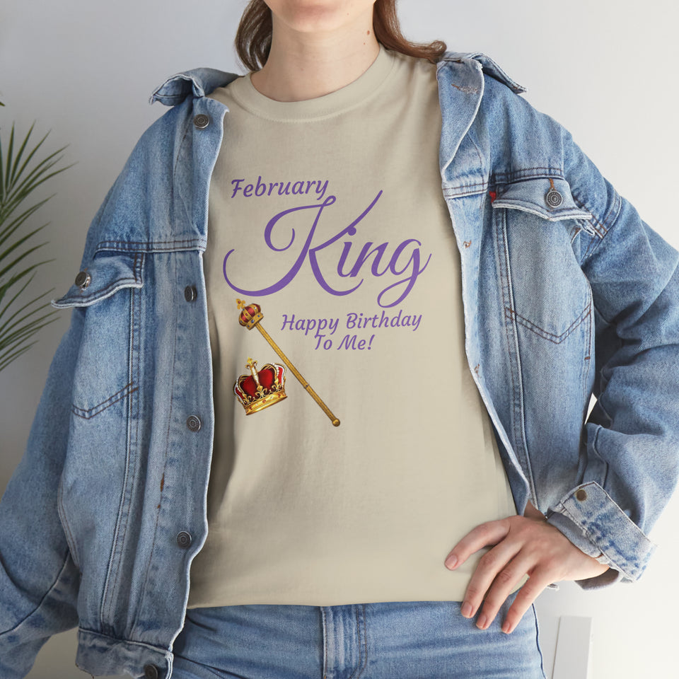 February King Unisex Heavy Cotton Tee