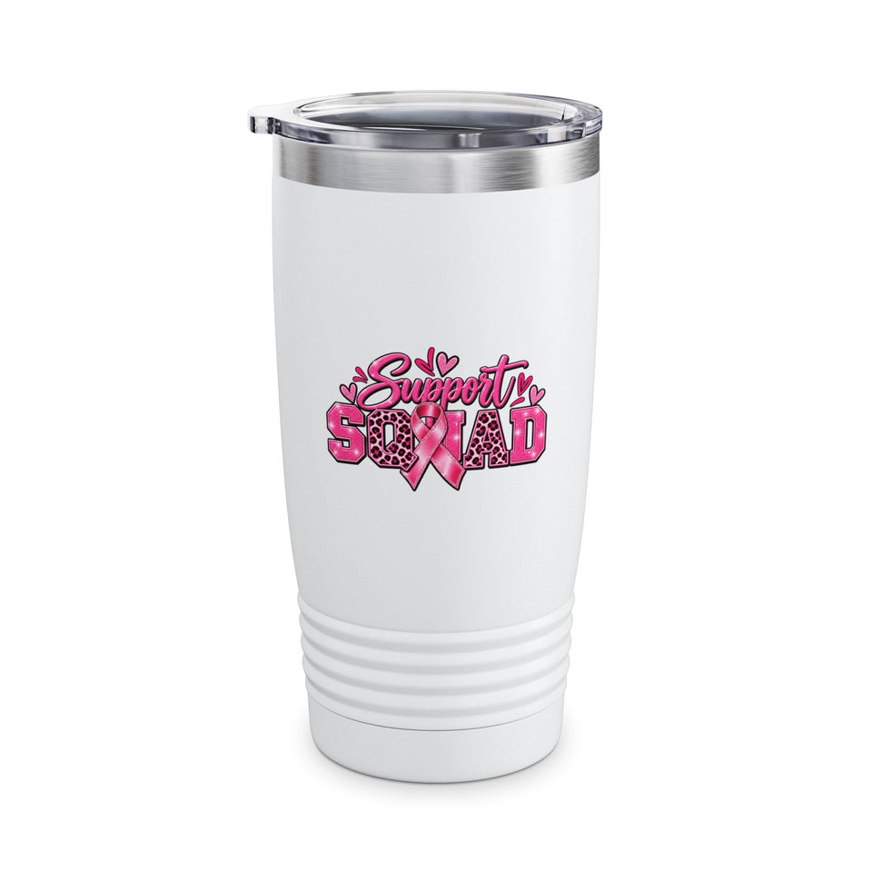 Support Squad Breast Cancer Awareness Ringneck Tumbler, 20oz