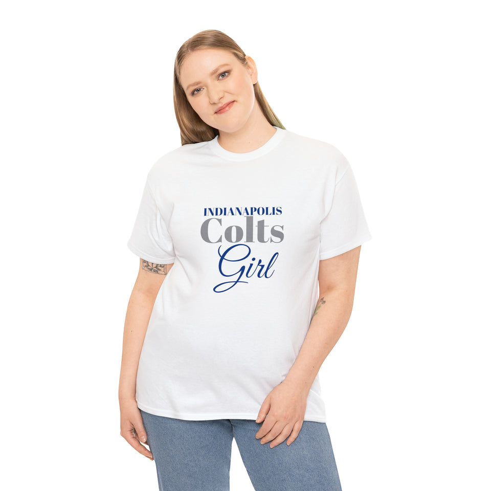 Indianapolis Colts Girl Unisex Heavy Cotton Tee
