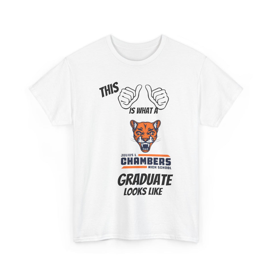 Julius Chambers Graduate  Unisex Heavy Cotton Tee