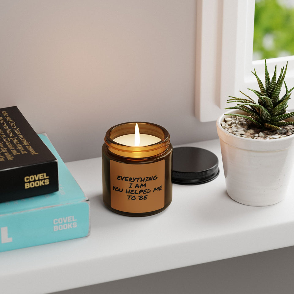 Everything I Am Scented Soy Candle (Multi-Size, Amber Jar)