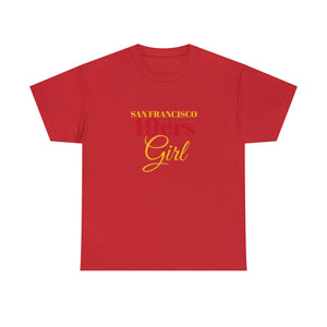 San Francisco 49ers Girl Unisex Heavy Cotton Tee
