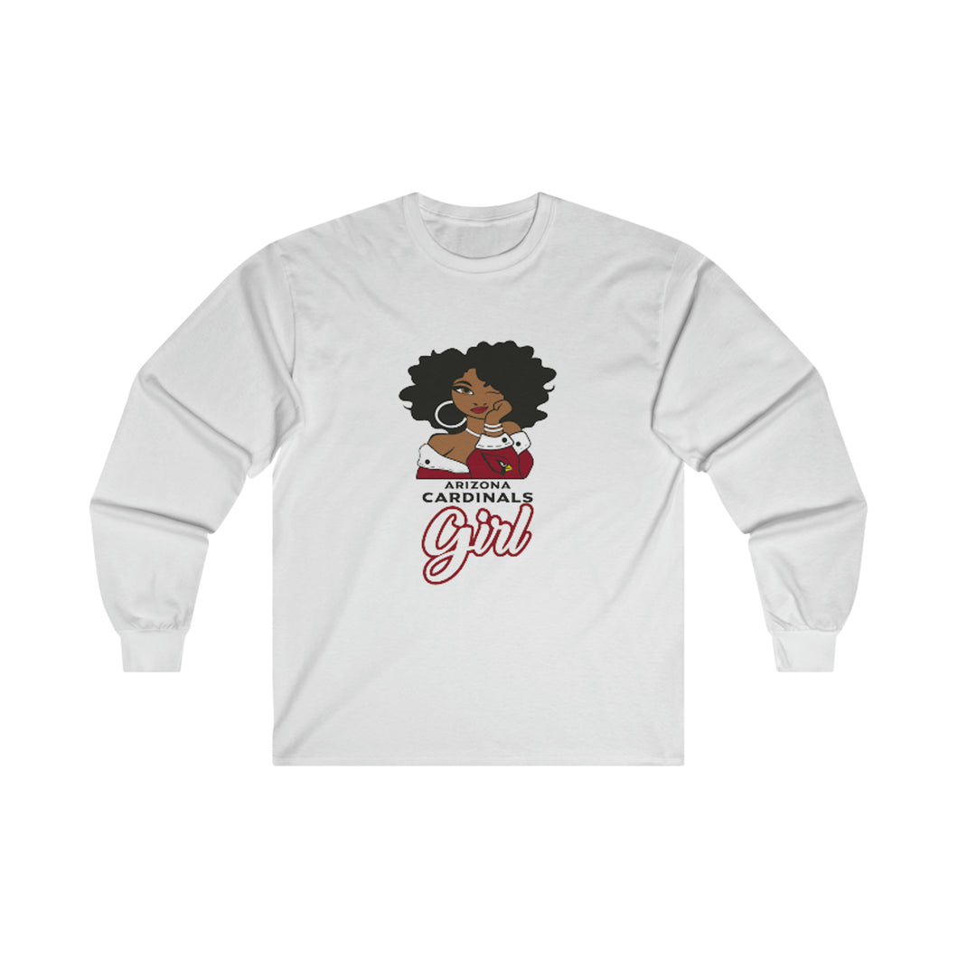 Arizona Cardinals Girl Ultra Cotton Long Sleeve Tee