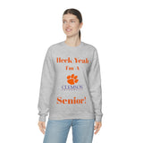 Heck Yeah I'm A Clemson Senior Unisex Heavy Blend™ Crewneck Sweatshirt