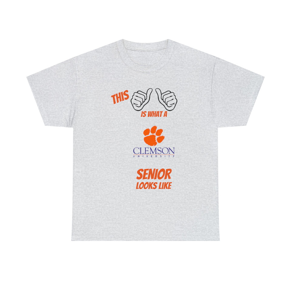 This Is What A Clemson Senior Looks Like Unisex Heavy Cotton Tee