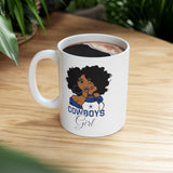Dallas Cowboys Girl Ceramic Mug 11oz