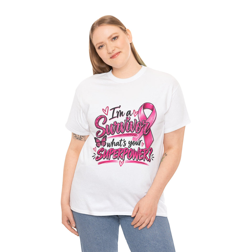 Breast Cancer Awareness Unisex Heavy Cotton Tee