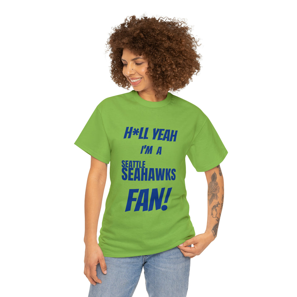 Seattle Seahawks Football Unisex Heavy Cotton Tee