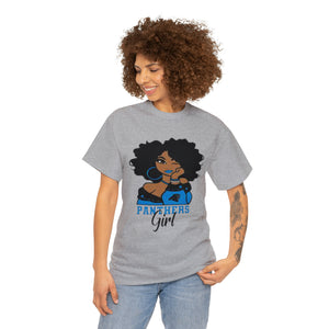 NFL Carolina Panthers Girl Unisex Heavy Cotton Tee