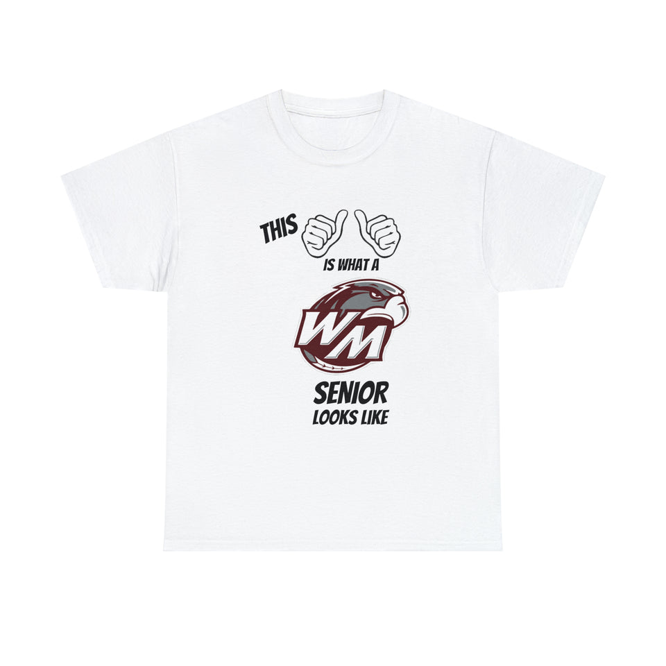 This Is What A West Meck High School Senior Looks Like Class Of 2024 Unisex Heavy Cotton Tee