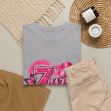 7 Yr Survivor Breast Cancer Awareness Unisex Heavy Cotton Tee