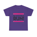 Black Girls Run Unisex Heavy Cotton Tee