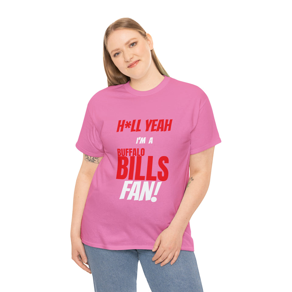 Buffalo Bills Football Unisex Heavy Cotton Tee