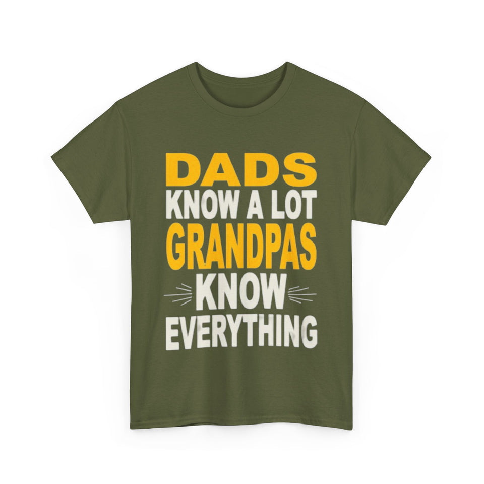 Grandpas Know Everything Unisex Heavy Cotton Tee