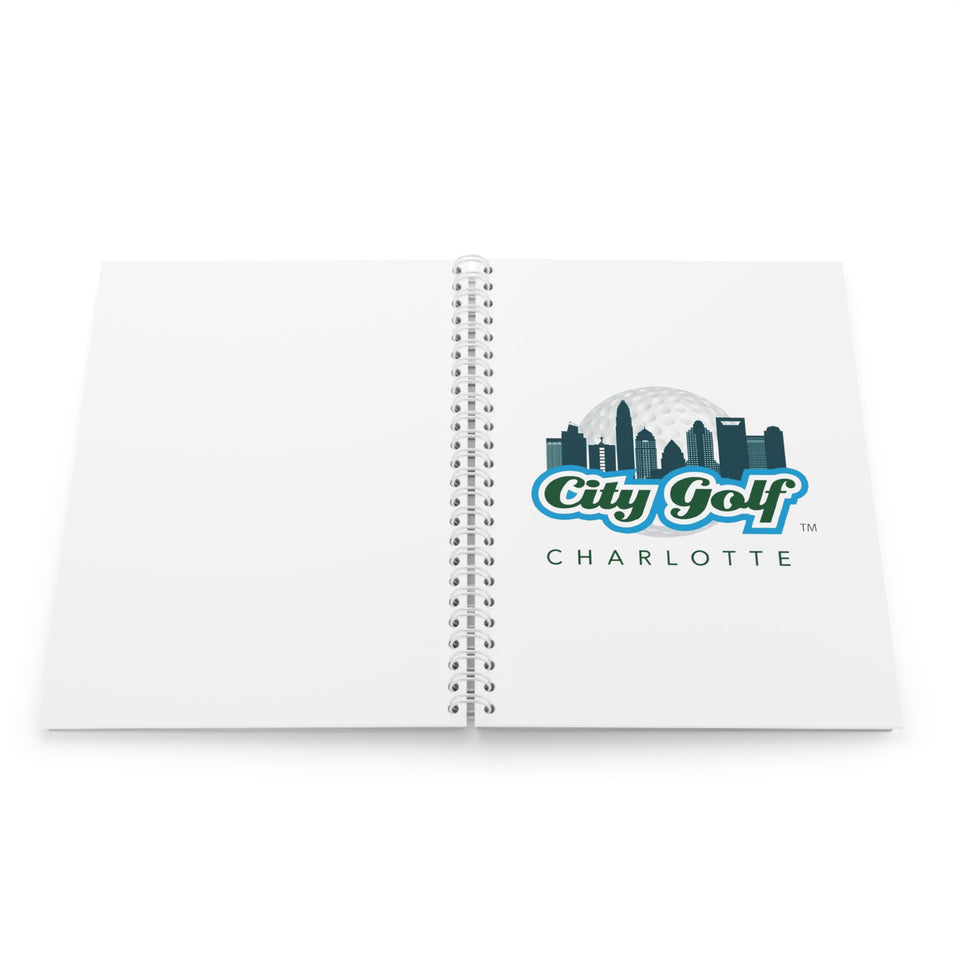 City Golf Charlotte Spiral Notebook