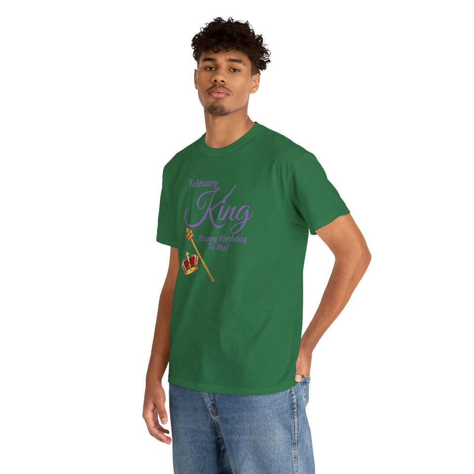 February King Unisex Heavy Cotton Tee