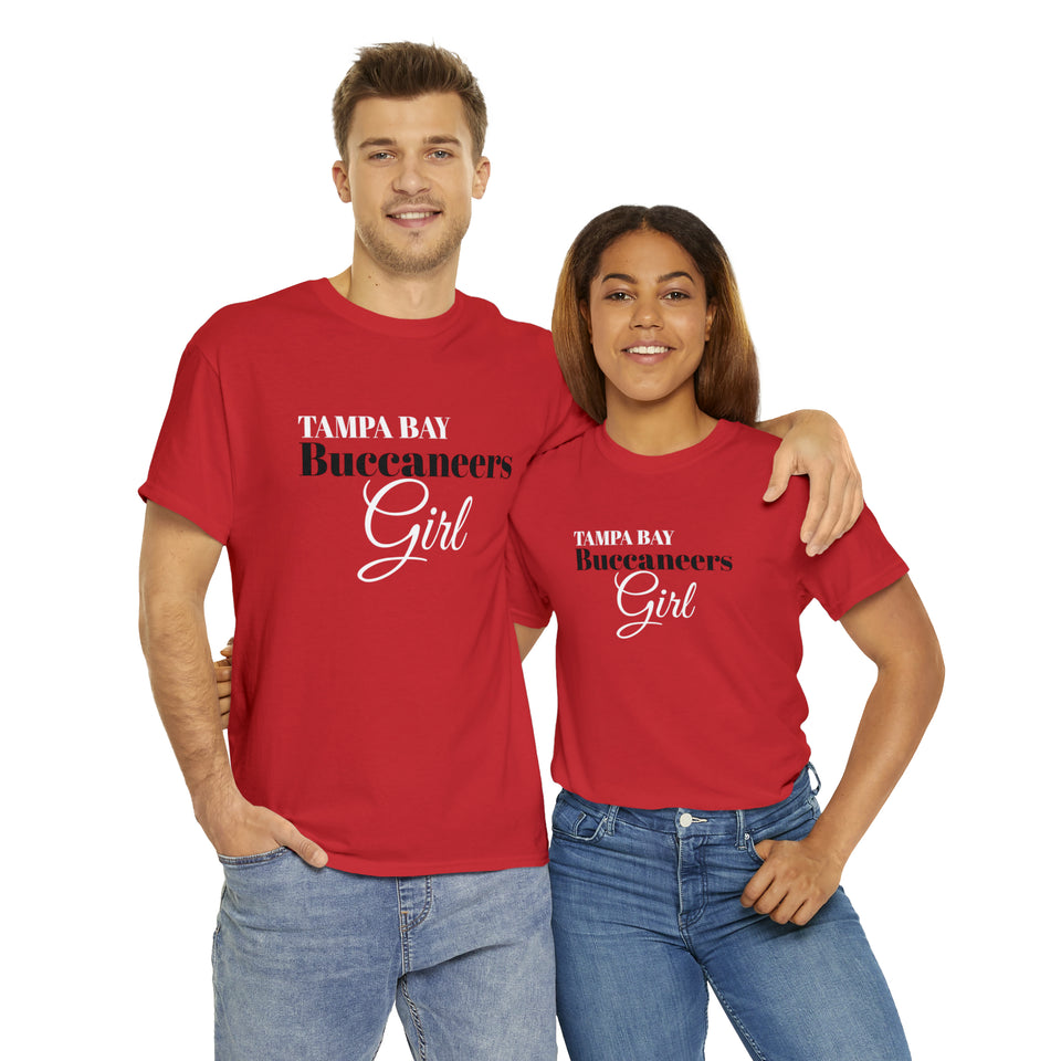 Tampa Bay Buccaneers Girl Unisex Heavy Cotton Tee
