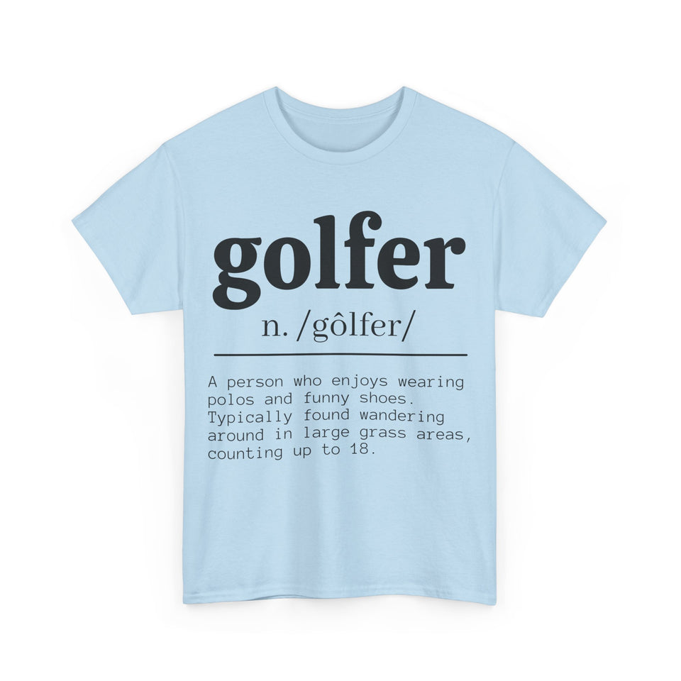 Golfer Unisex Heavy Cotton Tee