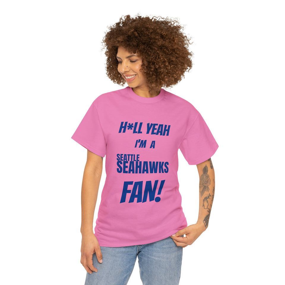 Seattle Seahawks Football Unisex Heavy Cotton Tee