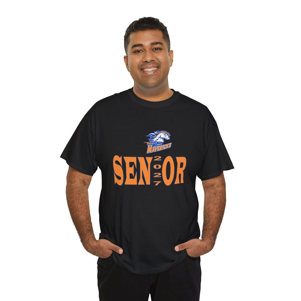 Marvin Ridge HS Senior 2027 Unisex Heavy Cotton Tee